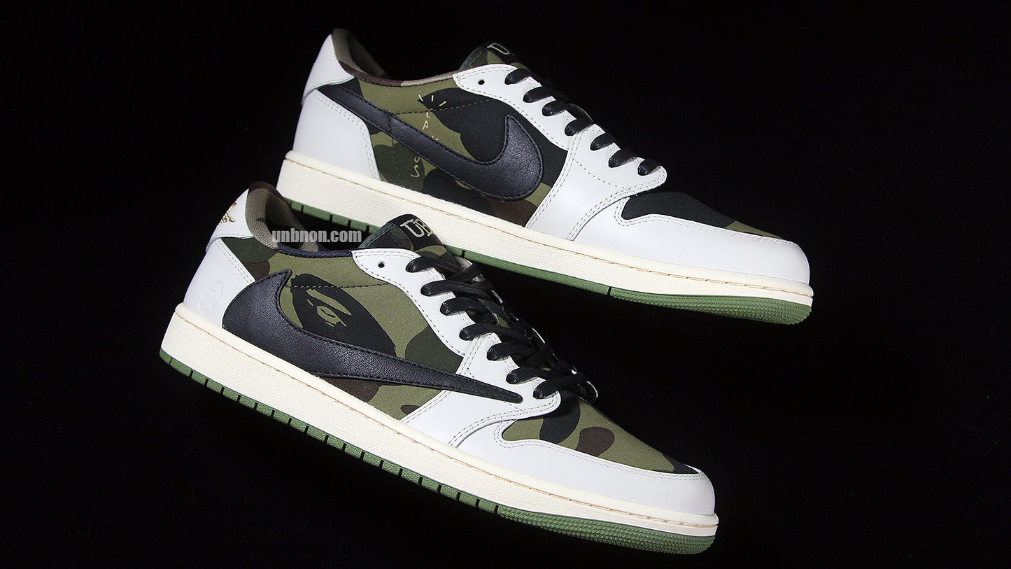 Travis Scott Low A Bathing Ape 1st Camo